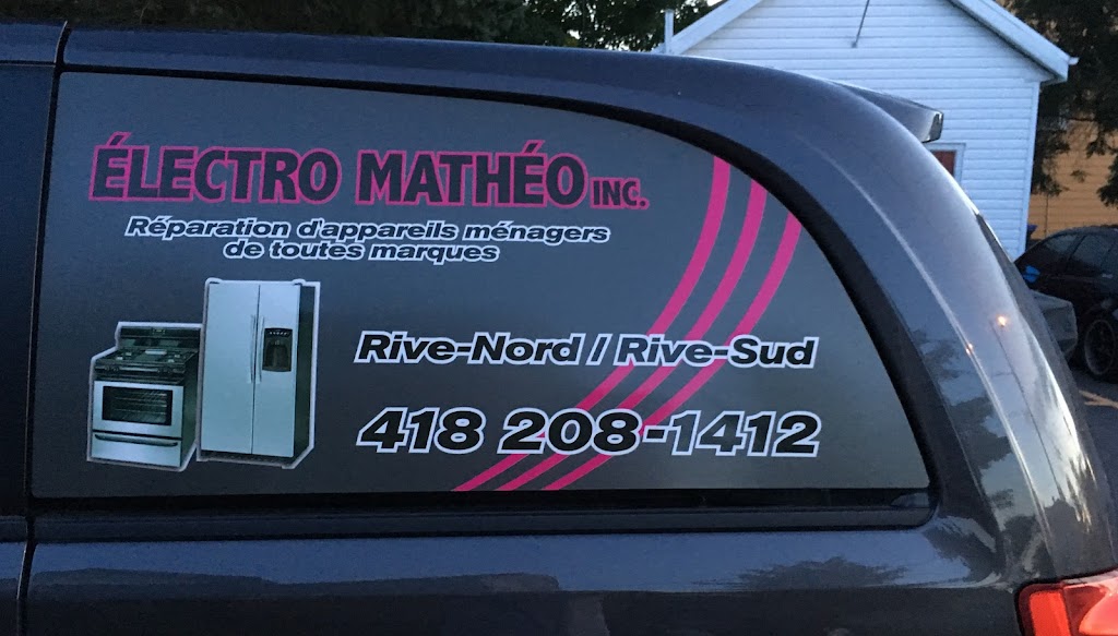 Électro Matheo - Service de Réparation delectoménager | 307 Rte Marie-Victorin, Levis, QC G7A 2X2, Canada | Phone: (418) 208-1412