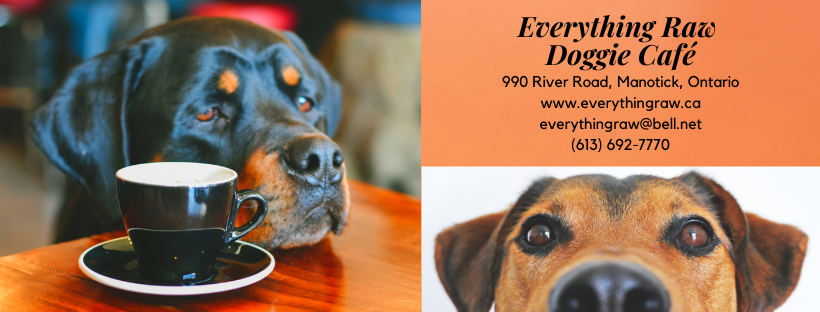 Everything Raw Doggie Cafe | 990 River Rd, Manotick, ON K4M 1B9, Canada | Phone: (613) 692-7770