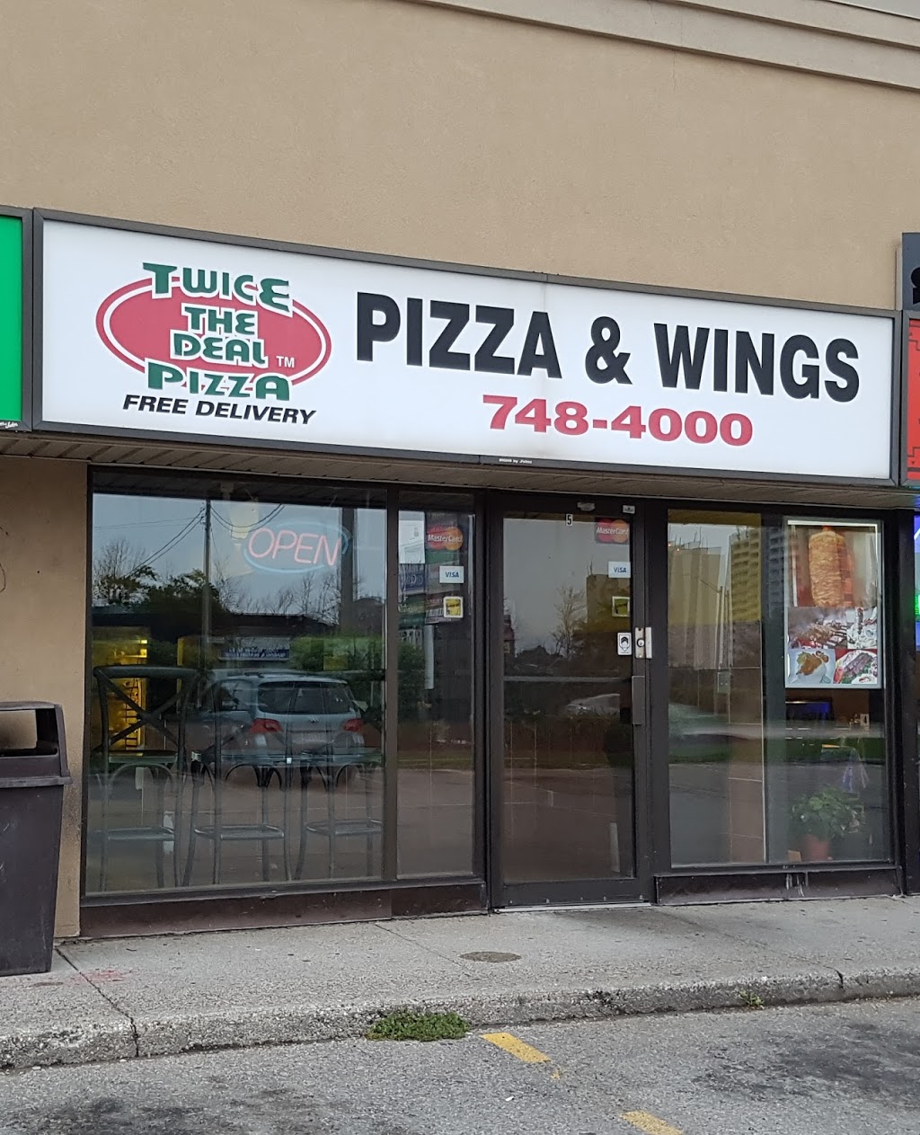 Twice The Deal Pizza | 1500 Weber St E, Kitchener, ON N2A 2Y5, Canada | Phone: (519) 748-4000