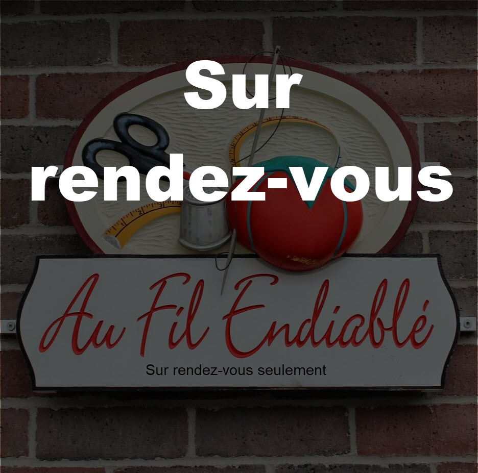 Au Fil Endiablé, Couturière | 2105 Avenue de Dieppe, Saint-Hyacinthe, QC J2S 9C9, Canada | Phone: (450) 768-3963