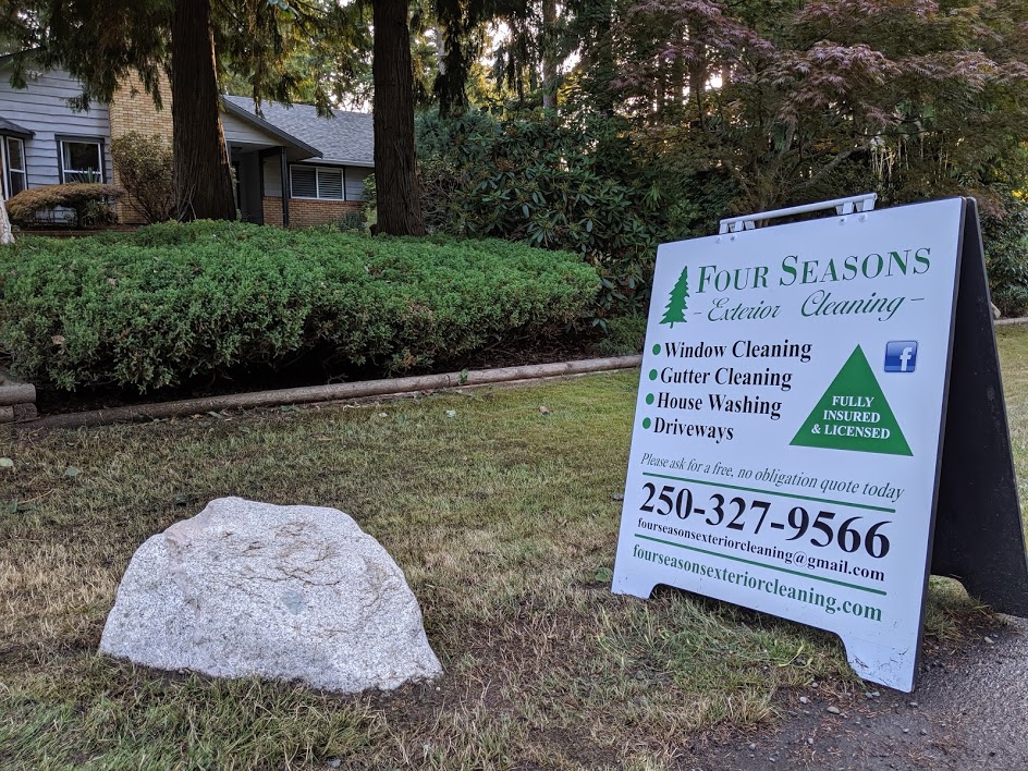 Four Seasons Exterior Cleaning | 3310 Savannah Pl, Nanaimo, BC V9T 6R9, Canada | Phone: (250) 327-9566