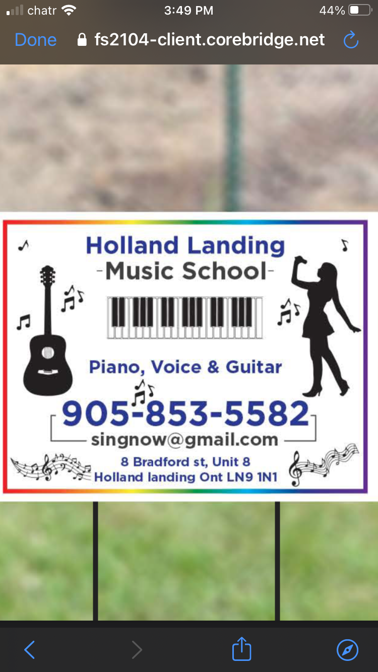 Holland Landing Music | 8 Bradford St, Holland Landing, ON L9N 1N1, Canada | Phone: (905) 853-5582