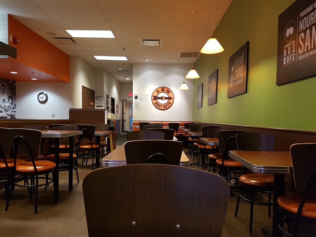 A&W Canada | 3321 Rue du Carrefour, Québec, QC G1C 7E1, Canada | Phone: (418) 661-1331