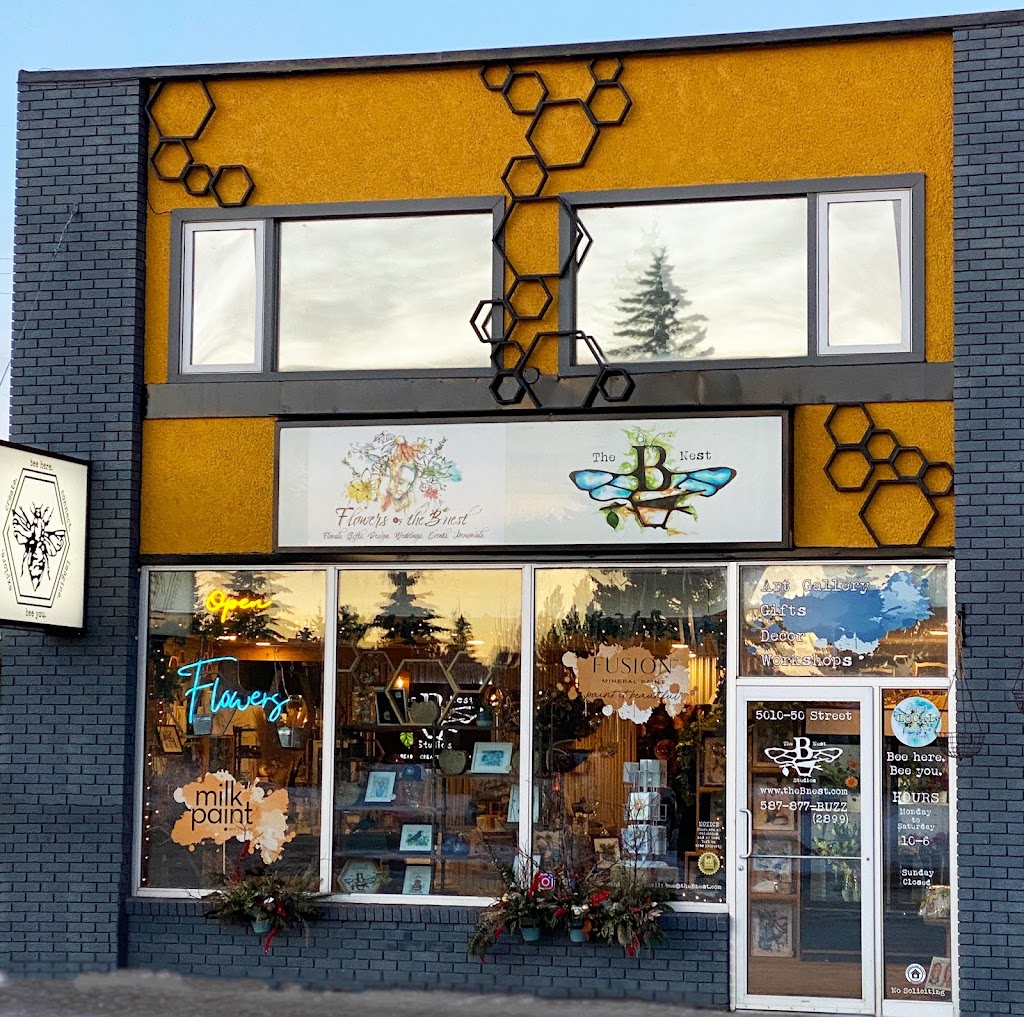 The B Nest Floral Design and Studio | 5010 50 St, Sylvan Lake, AB T4S 1M5, Canada | Phone: (587) 877-2899