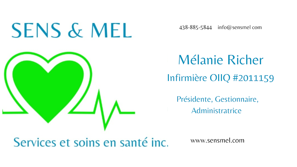 SENS & MEL : Services et soins en santé inc. | 13876 Rue Lemelin, Mirabel, QC J7N 1R9, Canada | Phone: (438) 885-5844