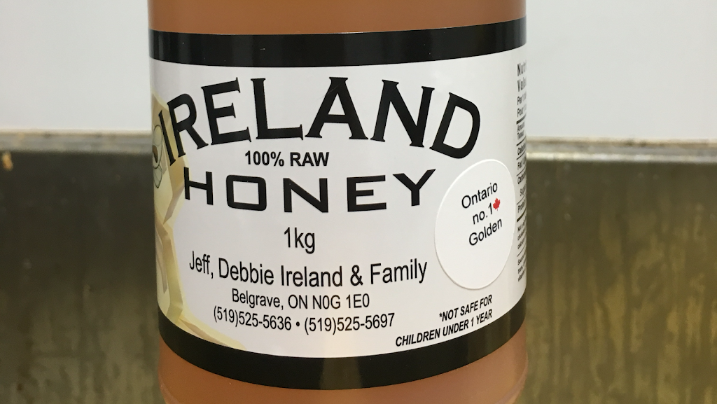 Ireland Honey & Bee Supplies | 28 Jane St, Belgrave, ON N0G 1E0, Canada | Phone: (519) 525-5636