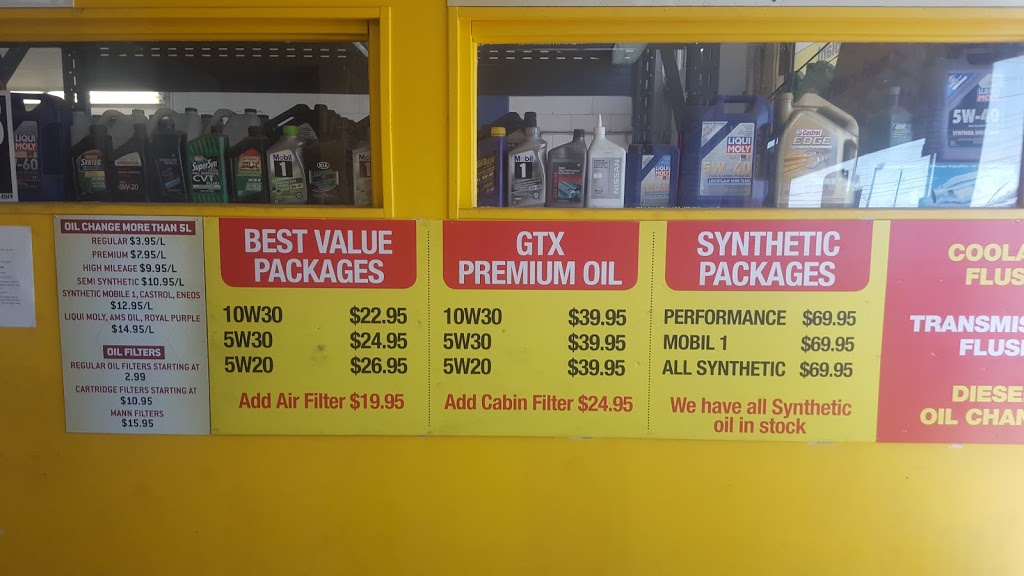 JC Lube Express Inc | 1010 Brock Rd, Pickering, ON L1W 3E5, Canada | Phone: (905) 420-1850