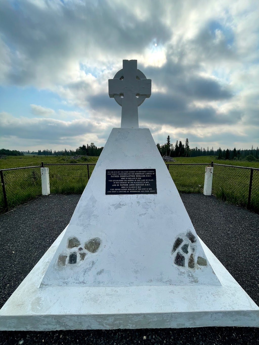 Our Lady of Peace Mission Cairn | Highway 22, Township Rd 242, Bragg Creek, AB T2S 2T2, Canada | Phone: (403) 218-5500