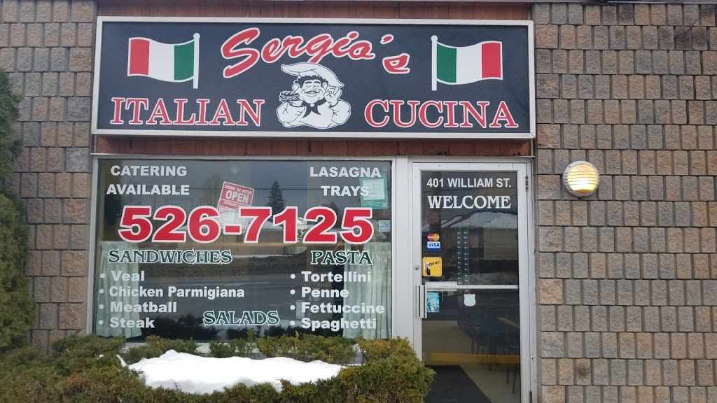 Sergios | 401 William St, Midland, ON L4R 2S7, Canada | Phone: (705) 526-7125