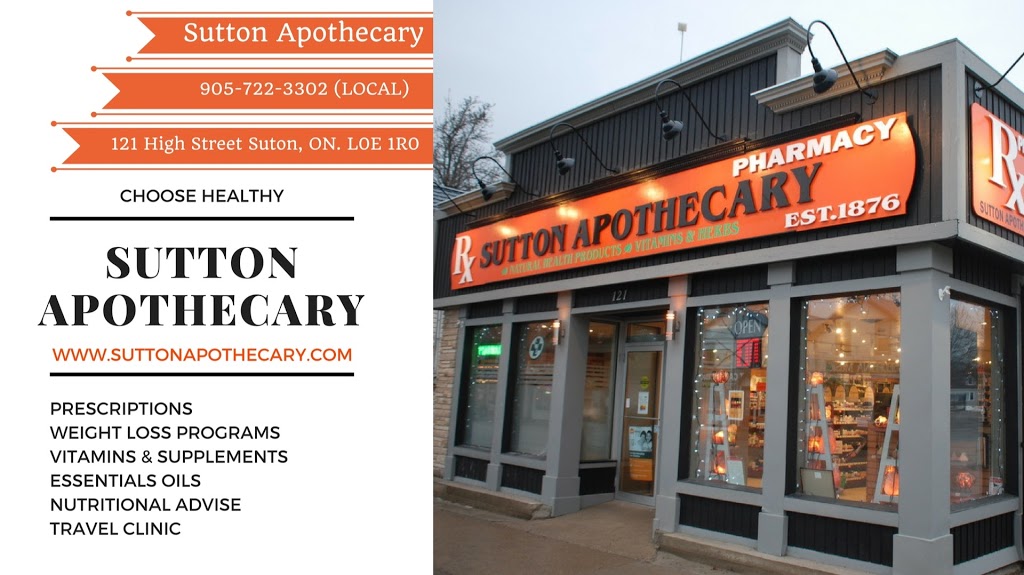 Sutton Apothecary | 121 High St, Sutton, ON L0E 1R0, Canada | Phone: (905) 722-3302