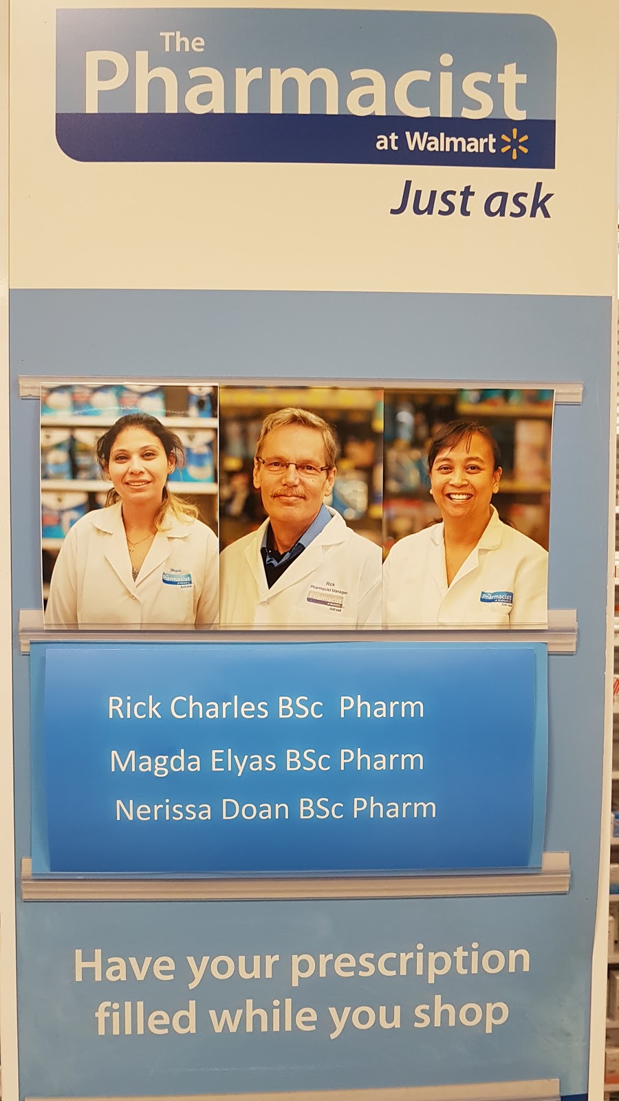 Walmart Pharmacy | 1665 Kenaston Blvd, Winnipeg, MB R3P 2M4, Canada | Phone: (204) 488-2052