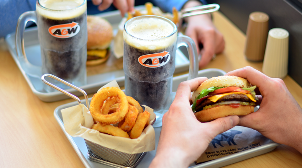 A&W Canada | 240 Leighland Ave, Oakville, ON L6H 3H6, Canada | Phone: (905) 844-7457
