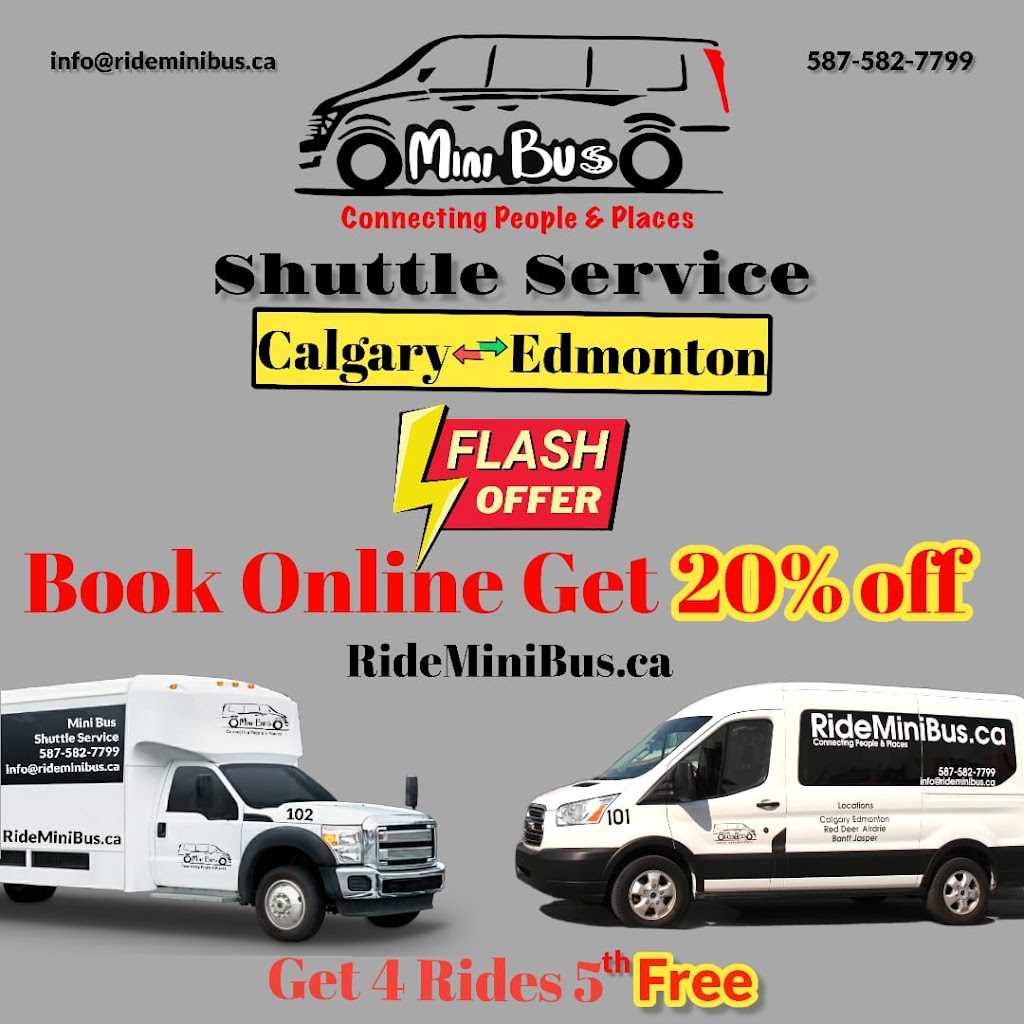 Mini Bus Ltd | 3770 Westwinds Dr NE #306, Calgary, AB T3J 5H3, Canada | Phone: (587) 589-7722