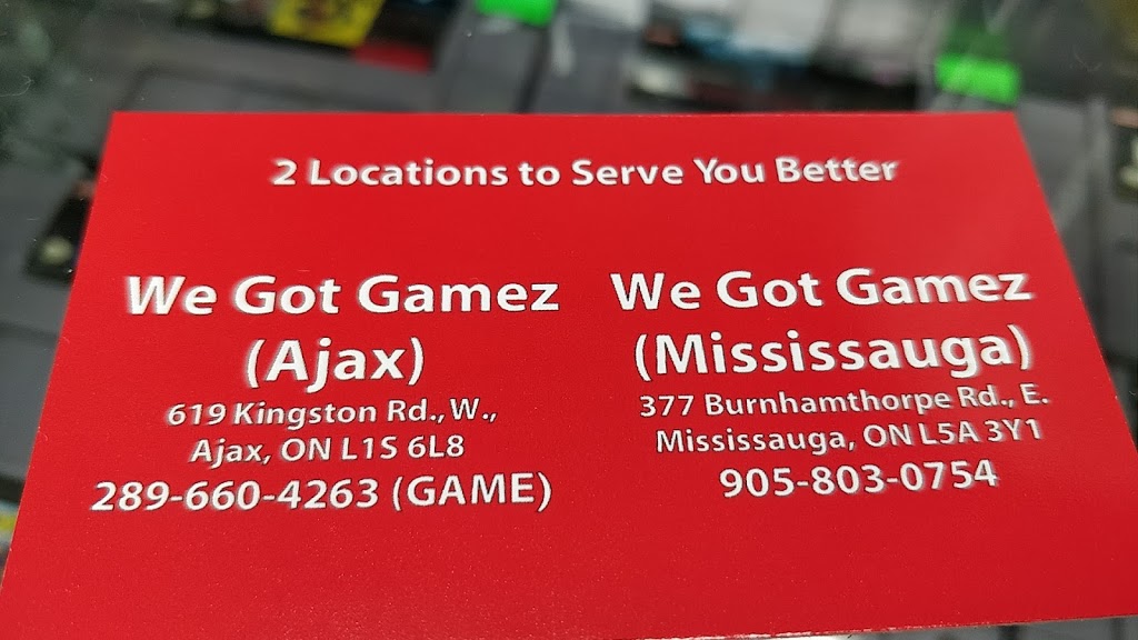 We Got Gamez Mississauga | 377 Burnhamthorpe Rd E, Mississauga, ON L5A 3Y1, Canada | Phone: (905) 803-0754