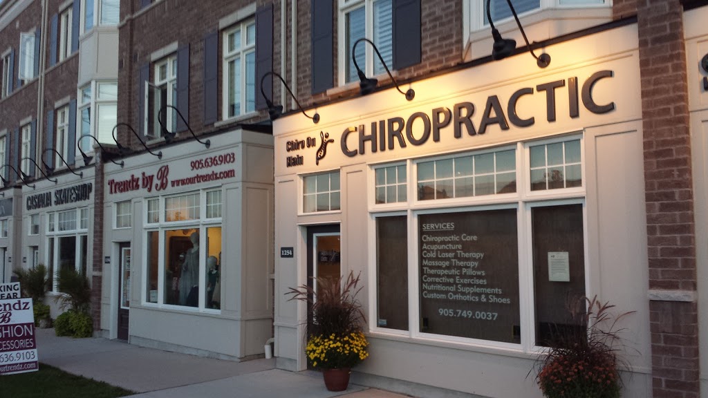 Chiro On Main | 1254 Main St E, Milton, ON L9T 8M7, Canada | Phone: (905) 749-0037