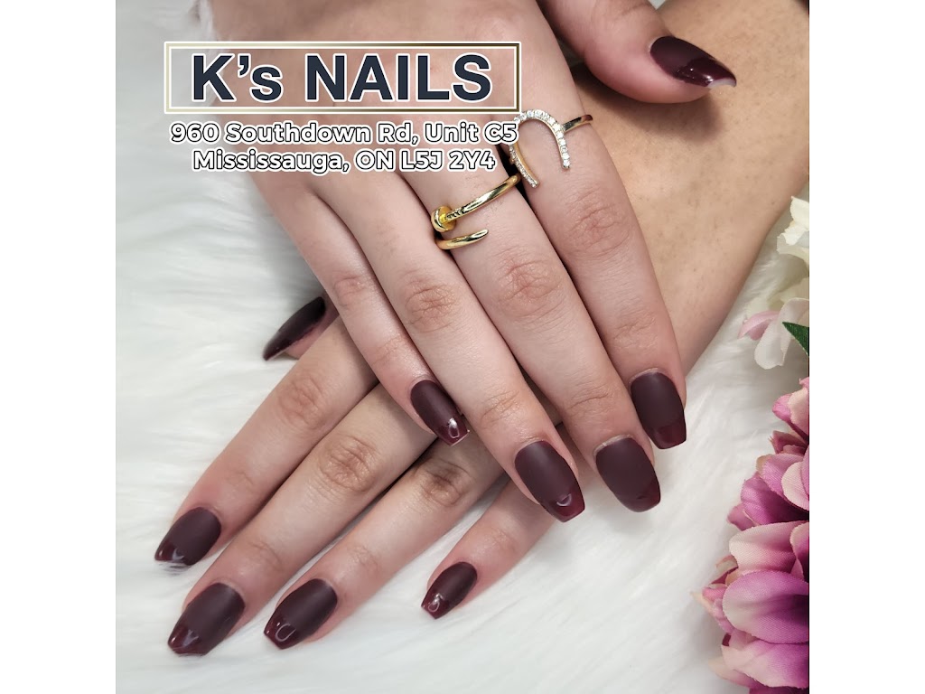 K’s Nails & Spa | 960 Southdown Rd unit C5, Mississauga, ON L5J 2Y4, Canada | Phone: (905) 823-7340