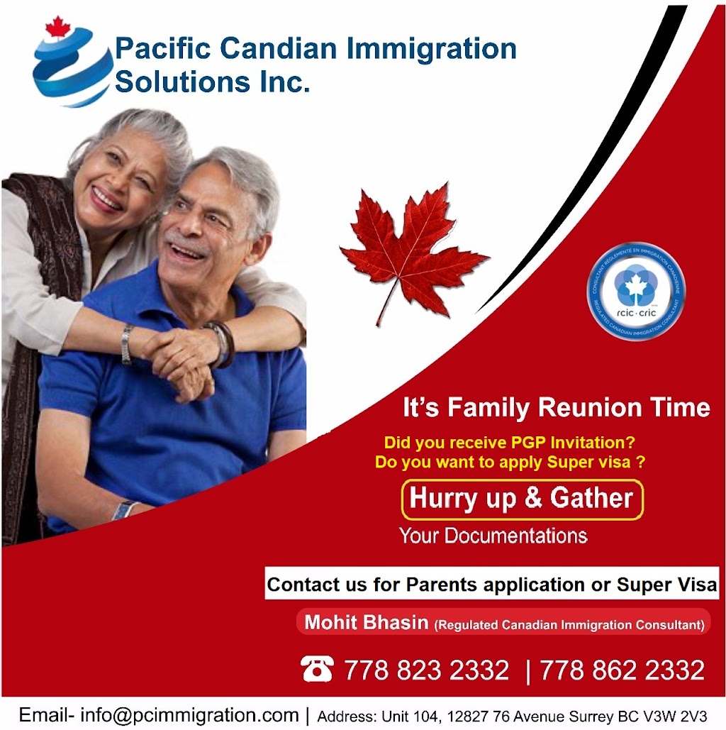 Pacific Canadian Immigration Solutions Inc. | 15672 96 Ave, Surrey, BC V4N 2K9, Canada | Phone: (778) 823-2332