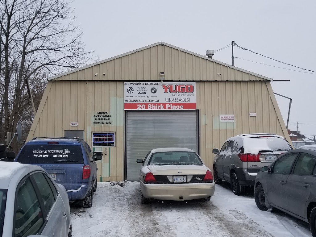 Yugo Auto Service | 20 Shirk Pl, Kitchener, ON N2K 1R4, Canada | Phone: (519) 721-3076