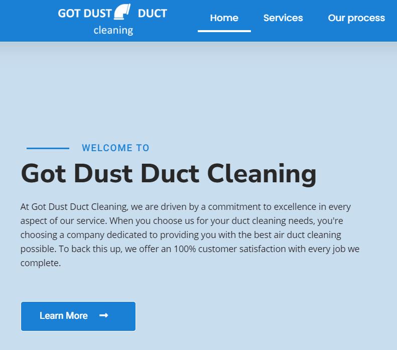 Got Dust Duct Cleaning | 14B, 1822 Whites Rd N Suite #119, Pickering, ON L1V 0B1, Canada | Phone: (190) 546-83878