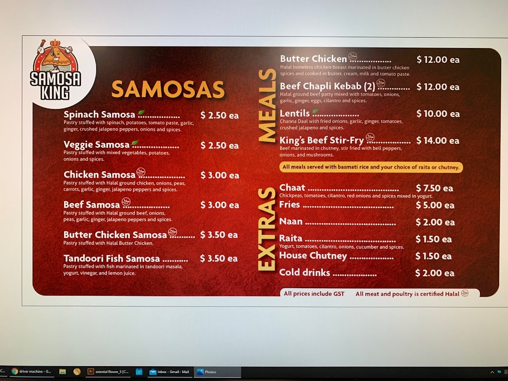 Al-Rahman Samosa King | 1335 Thurlow Rd, Victoria, BC V8S 1L6, Canada | Phone: (250) 896-4038