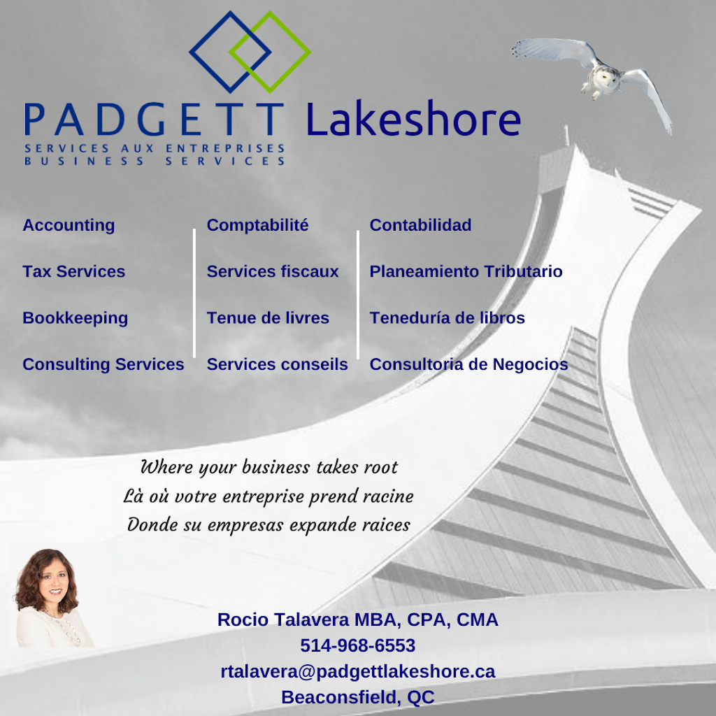 Padgett Lakeshore - Accounting Services | 306 Av Berkshire, Beaconsfield, QC H9W 1A5, Canada | Phone: (514) 968-6553