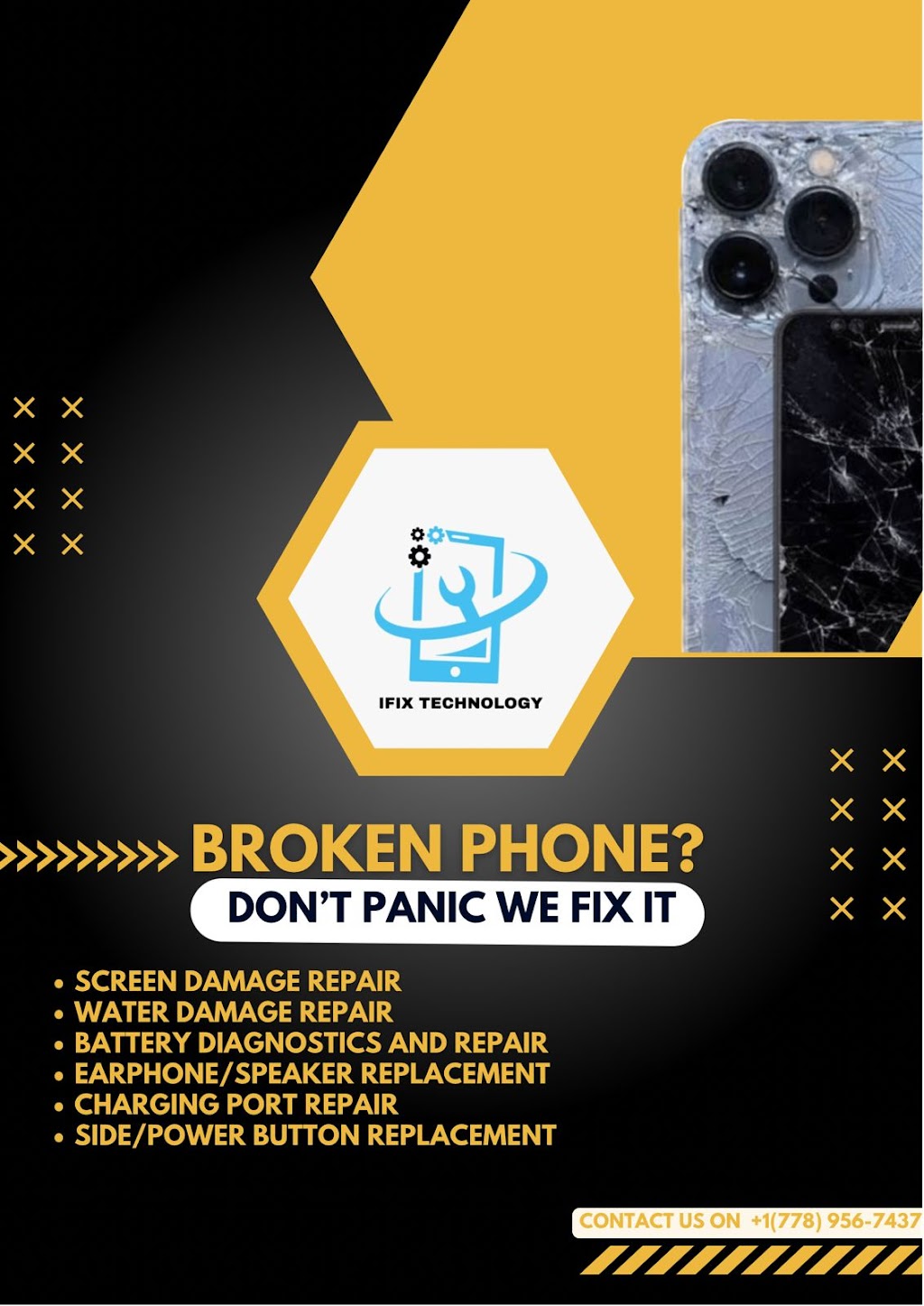 iFix Technology | iPhone Smartphone Repair | iPad & Laptop Repair | 12969 58a Ave, Surrey, BC V3X 0C6, Canada | Phone: (778) 956-7437