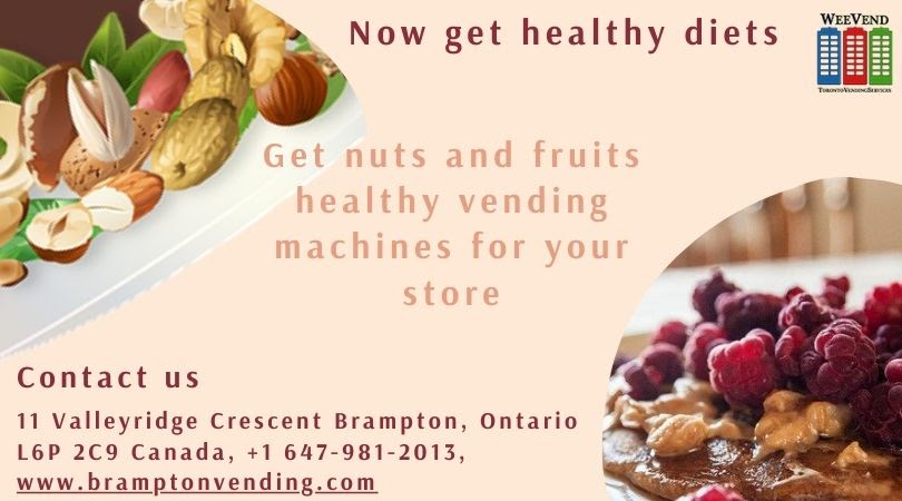 Brampton Vending - Vending machines services in Brampton | 11 Valleyridge Crescent, Brampton, ON L6P 2C9, Canada | Phone: (647) 981-2013