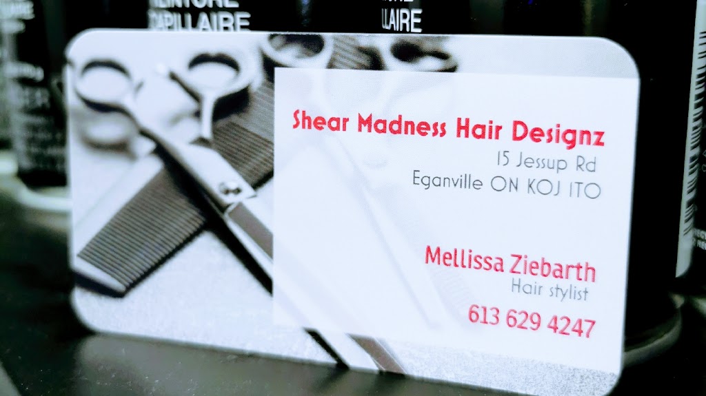 Shear madness hair designz | 15 Jessup Rd, Eganville, ON K0J 1T0, Canada | Phone: (613) 629-4247