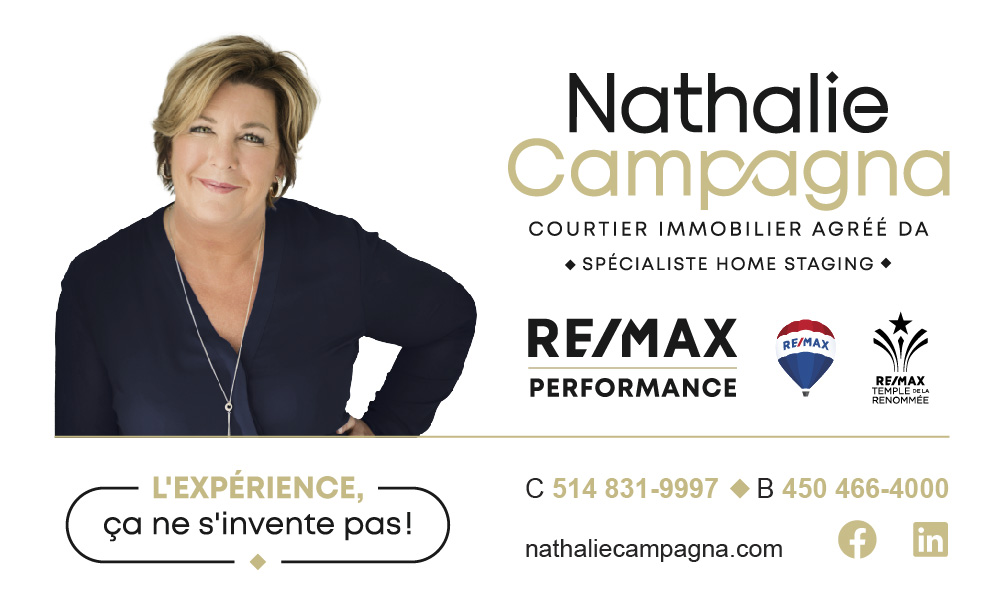 Nathalie Campagna - Courtier immobilier agréé DA - RE/MAX | 126 Rue Saint-Louis, Longueuil, QC J4R 2L5, Canada | Phone: (514) 831-9997