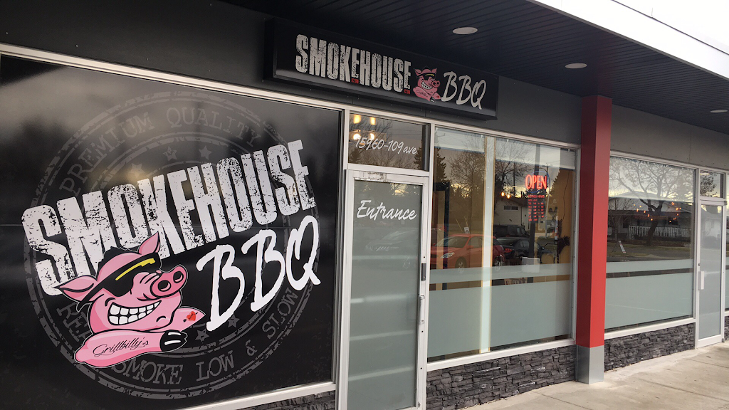 Smokehouse BBQ | 15960 109 Ave NW, Edmonton, AB T5P 1B7, Canada | Phone: (587) 521-6328