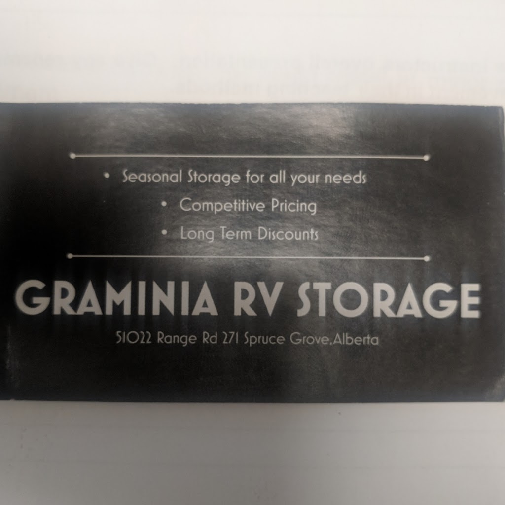 Graminia RV & Self Storage | 51022 RR271, Spruce Grove, AB T7Y 1H2, Canada | Phone: (780) 915-9131