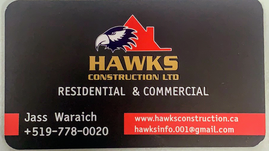 Hawks Construction | 404 Newport Dr, Cambridge, ON N3H 5S6, Canada | Phone: (519) 778-0020