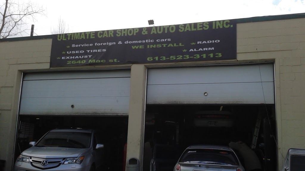 Ultimate Car Shop | 2640 Mac St, Gloucester, ON K1V 8V1, Canada | Phone: (613) 523-3113