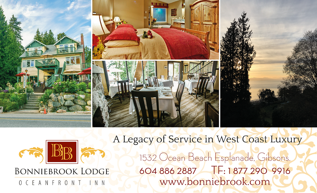 The Bonniebrook Lodge | 1532 Ocean Beach Esplanade, Gibsons, BC V0N 1V5, Canada | Phone: (604) 886-2887