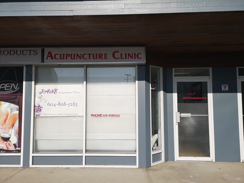 Jane Acupuncture Clinic | 20270 Industrial Ave #102b, Langley City, BC V3A 4K7, Canada | Phone: (604) 808-5263