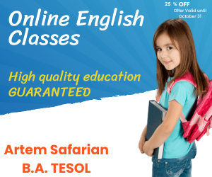 Artem Safarian, B.A TESOL | 36 Knapton Dr, Newmarket, ON L3X 3A9, Canada | Phone: (647) 705-4551