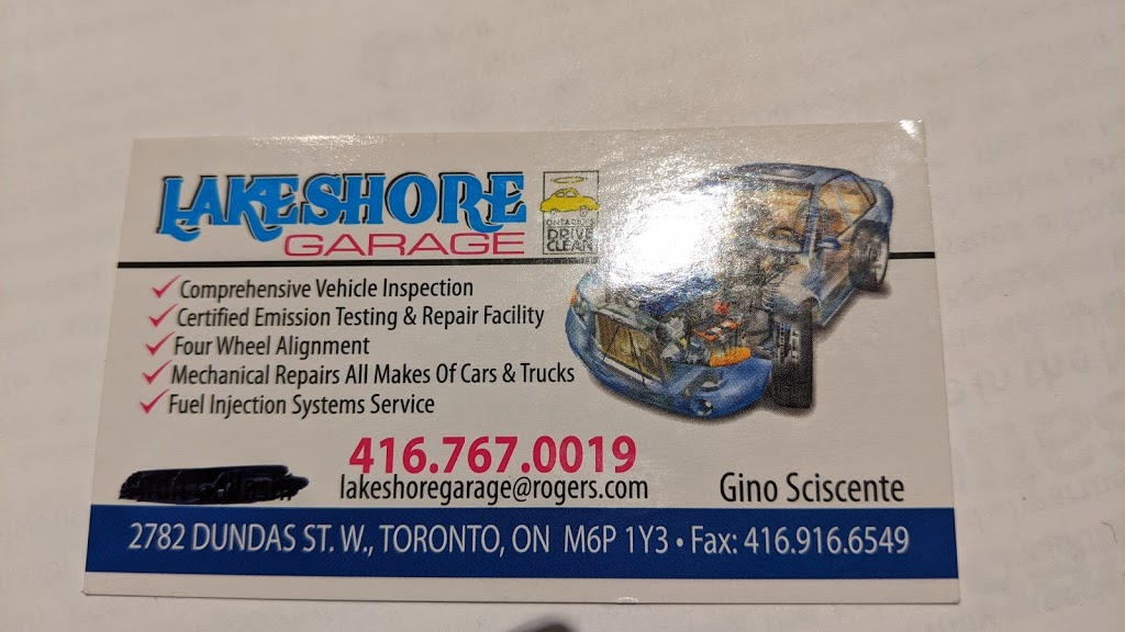 Lakeshore Garage | 2782 Dundas St W, Toronto, ON M6P 1Y3, Canada | Phone: (416) 767-0019