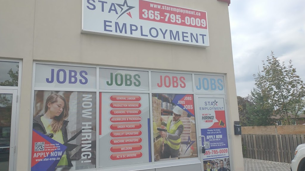 Star Employment | 259 Hwy 8 Unit-9, Hamilton, ON L8G 1E4, Canada | Phone: (365) 795-0009