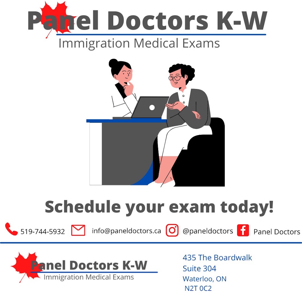 Panel Doctors Kitchener-Waterloo | 430 The Boardwalk #308, Waterloo, ON N2T 0C1, Canada | Phone: (519) 744-5932