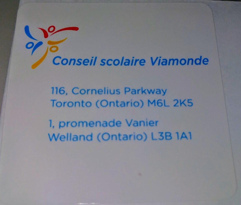 Conseil Scolaire Viamonde | 1 Vanier Dr, Welland, ON L3B 1A1, Canada | Phone: (905) 732-4280