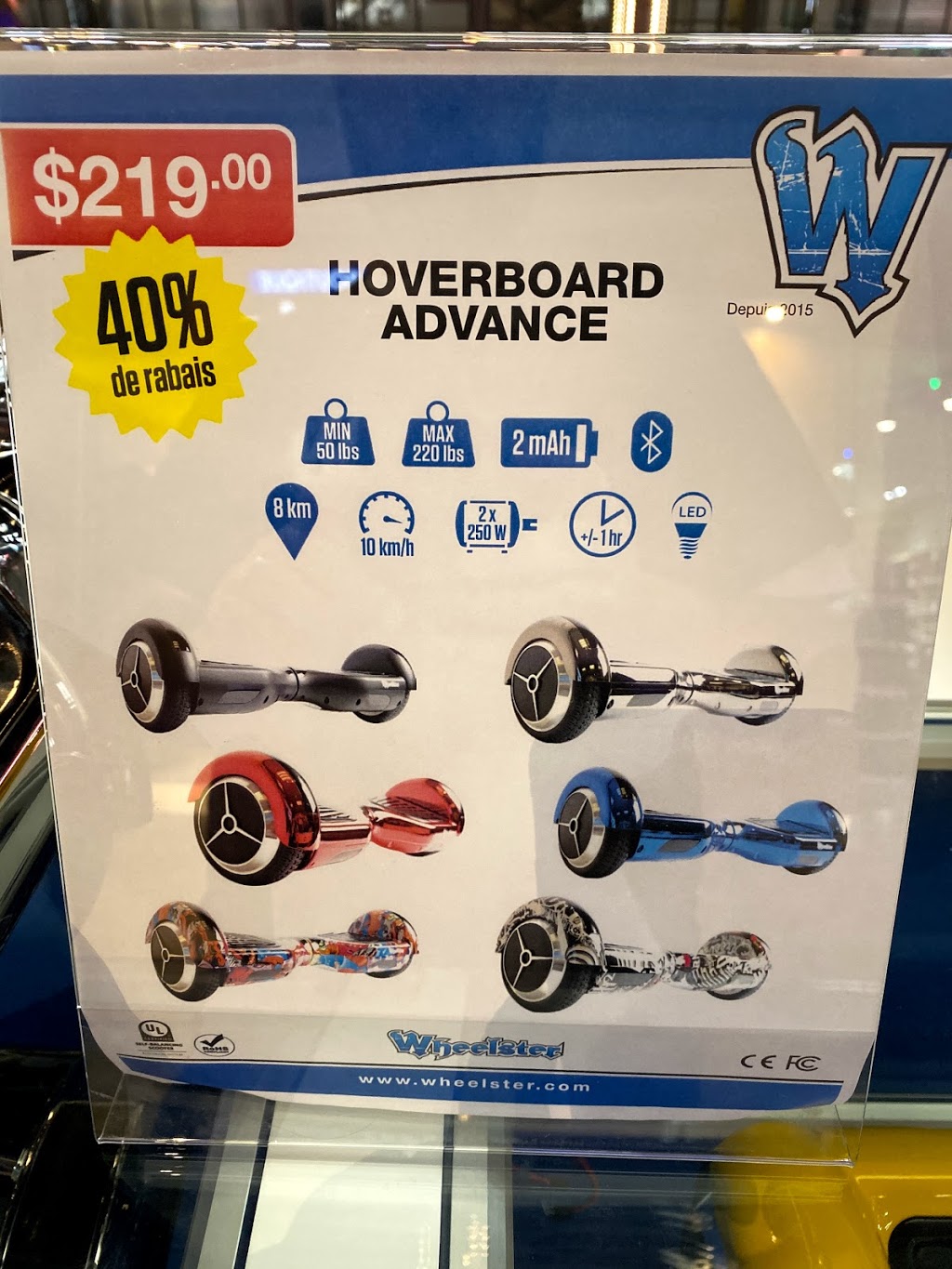 Wheelster | Hoverboard à Québec | 5401 Boulevard des Galeries, Québec, QC G2K 1N4, Canada | Phone: (855) 943-3558