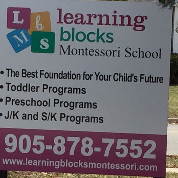 Learning Blocks Montessori School | 258 Commercial St, Milton, ON L9T 3C3, Canada | Phone: (905) 878-7552