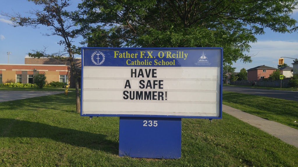 Father F X OReilly School | 235 Queen St N, Tottenham, ON L0G 1W0, Canada | Phone: (905) 936-3364