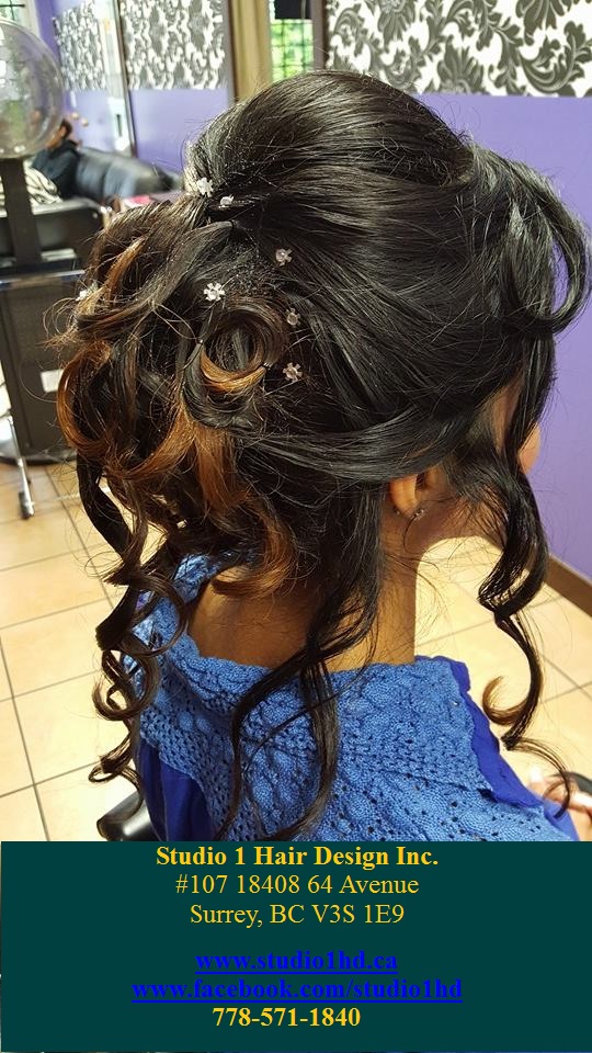 Studio 1 Hair Design Inc. | 107-18408 64 Ave, Surrey, BC V3S 1E9, Canada | Phone: (778) 571-1840