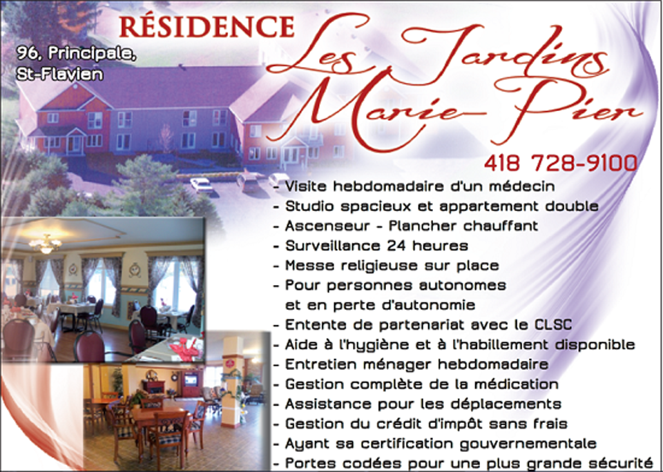 Jardins Marie-Pier Inc | 96 Rue Principale, Saint-Flavien, QC G0S 2M0, Canada | Phone: (418) 728-9100