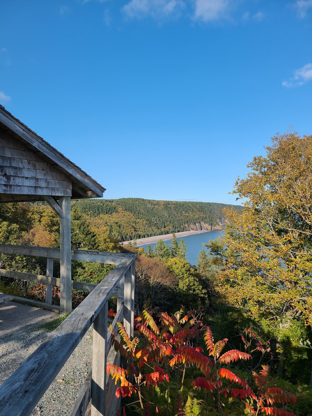 Melvin Beach Lookout | Fundy Trail Pkwy, Saint Martins Parish, NB E5R, Canada | Phone: (866) 386-3987