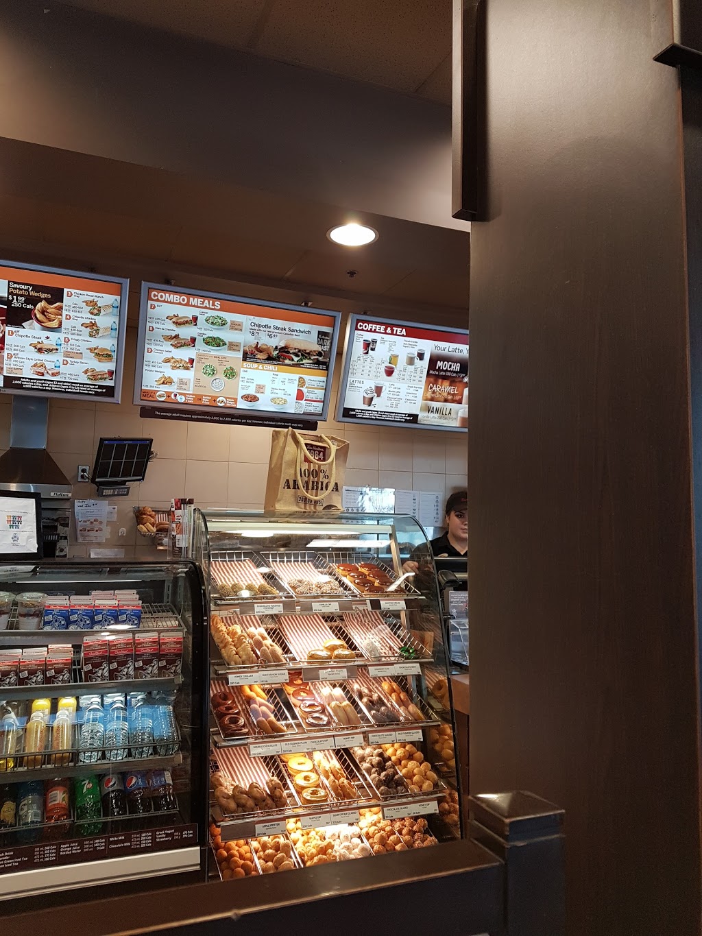 Tim Hortons | 130 Cedar St, Cambridge, ON N1S 1W4, Canada | Phone: (519) 740-9733