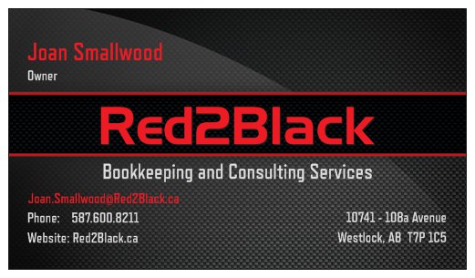 Red2Black Bookkeeping and Consulting | 10741 108a Ave, Westlock, AB T7P 1C5, Canada | Phone: (587) 600-8211