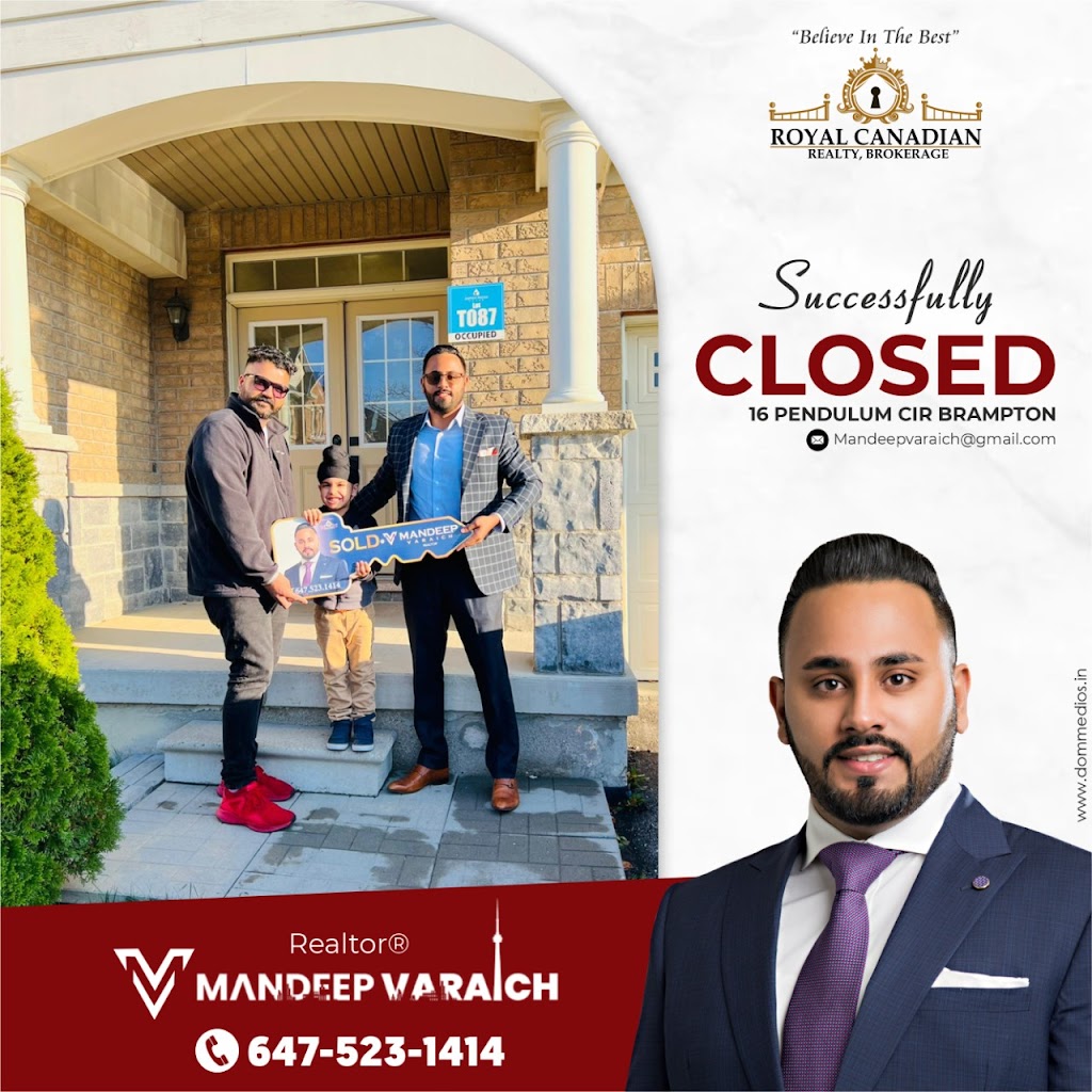 Mandeep Varaich - Realtor | MV, 2896 Slough St Unit 1, Mississauga, ON L4T 1G3, Canada | Phone: (647) 523-1414