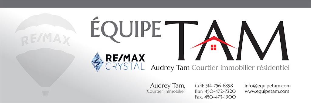 RE/MAX Audrey Tam, Courtier immobilier résidentiel | 71 Rue des Émeraudes, LÎle-Perrot, QC J7V 9N6, Canada | Phone: (514) 756-6898